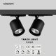 30W 2500LM Led Track Lights 2700-5000K Dirección seleccionable ajustable para Gallery Retail Kitchen TLSC030-Kosoom-Focos de Carril-Productos Personalizados