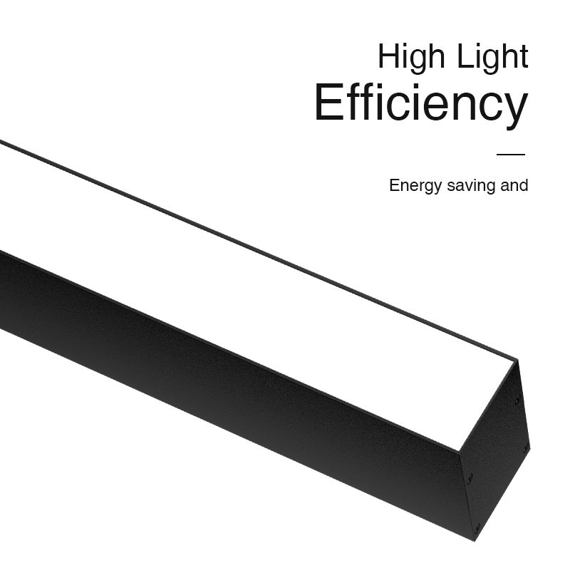 Lámpara Lineal LED de Techo Colgante Negro 40W 3000K 4300LM -KOSOOM-Lámpara Lineal LED--02
