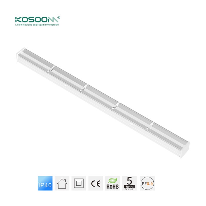 Negro Canalización de 5 Hilos L0113N para Lámpara Lineal LED MLL002-A -KOSOOM-Lámparas de Techo