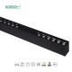 Negro Lámpara Lineal LED Colgante de Techo 30W 3000K 2900LM SLL004-A-L1601 -KOSOOM-Lámpara Lineal LED