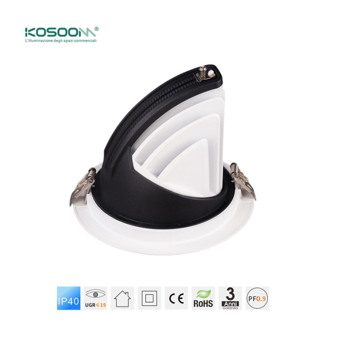 C0301 Regulable LED Downlights IP40 7W 3000K 500LM CSL003-A Kosoom-Foco LED 7W