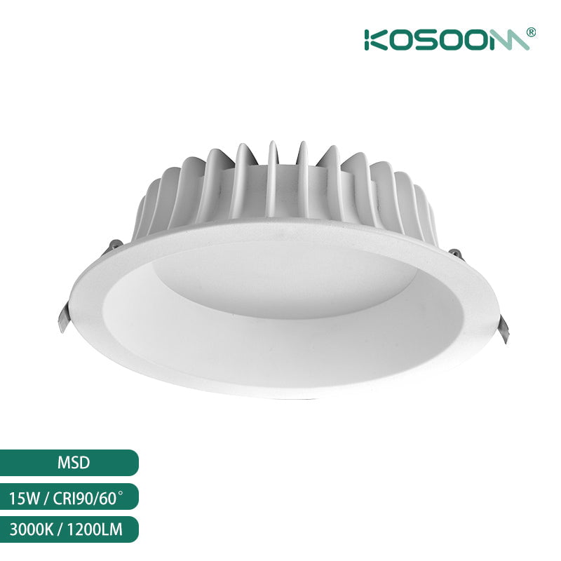 60W 4300LM IP65 Downlight LED Ángulo del Haz Regulable20°/40°  MSD6001M -KOSOOM--Estándar Downlights