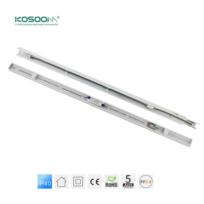 Negro Canalización de 5 Hilos L0113N para Lámpara Lineal LED MLL002-A -KOSOOM-Accesorios