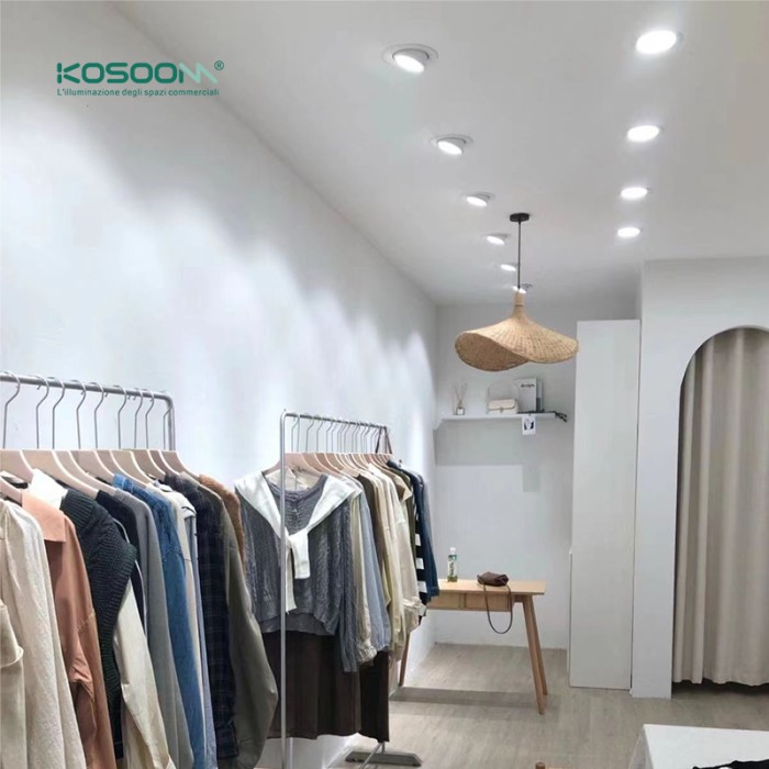 C0301 Regulable LED Downlights IP40 7W 3000K 500LM CSL003-A Kosoom-Focos LED