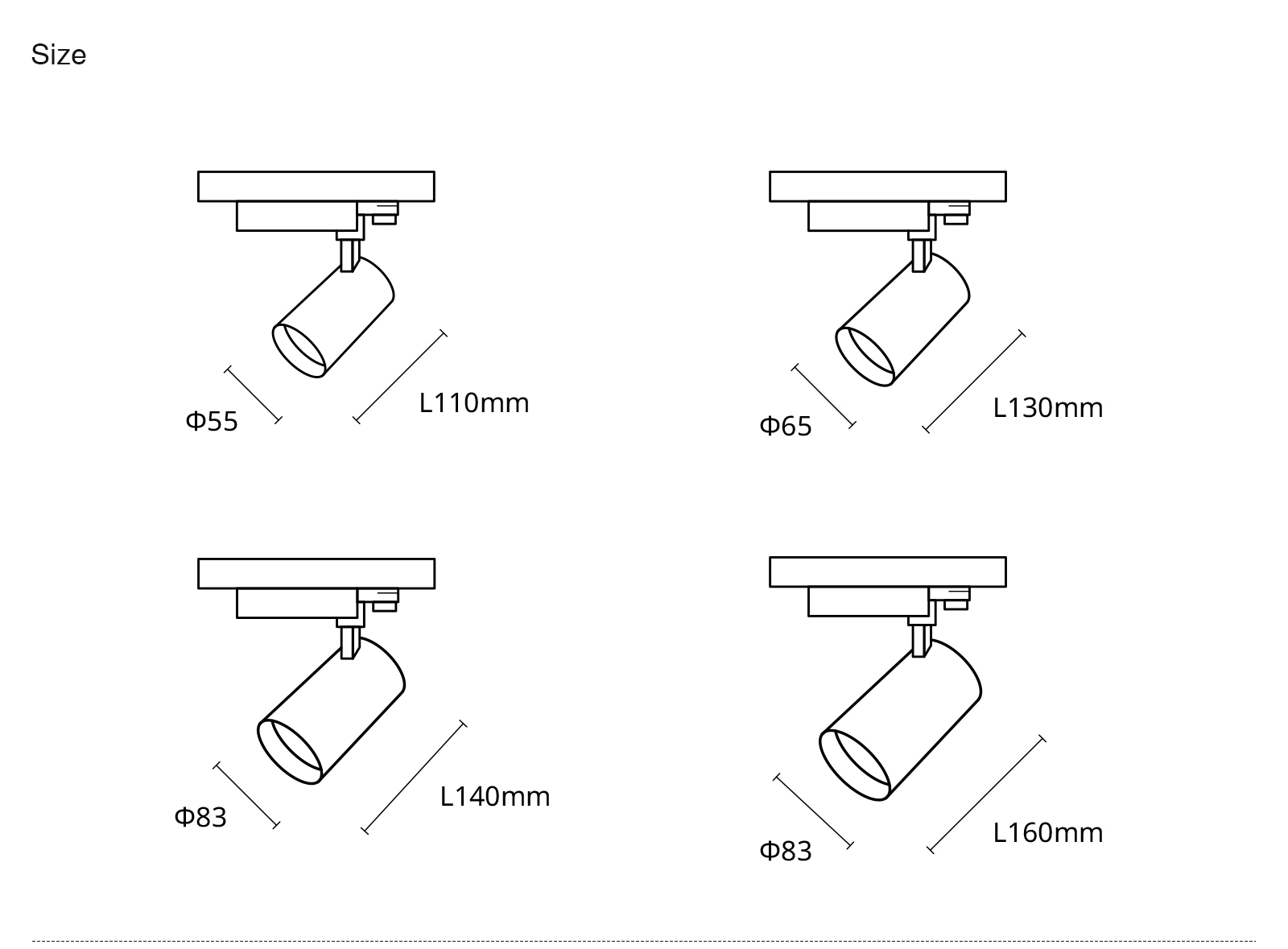 Track Lighting Venta al por mayor Foco Iluminación sobre Riel 12W 3000K 960LM T0101N Ángulo de haz 24˚ TRL001- Kosoom-Focos LED--13