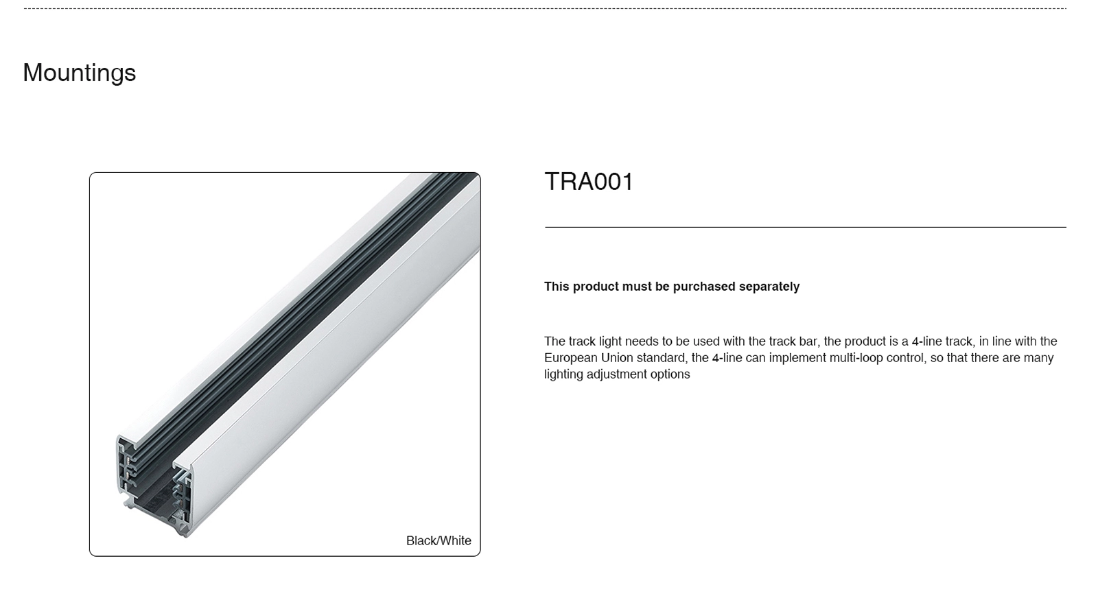 Track Lighting Venta al por mayor Foco Iluminación sobre Riel 12W 3000K 960LM T0101N Ángulo de haz 24˚ TRL001- Kosoom-Focos de Carril--16