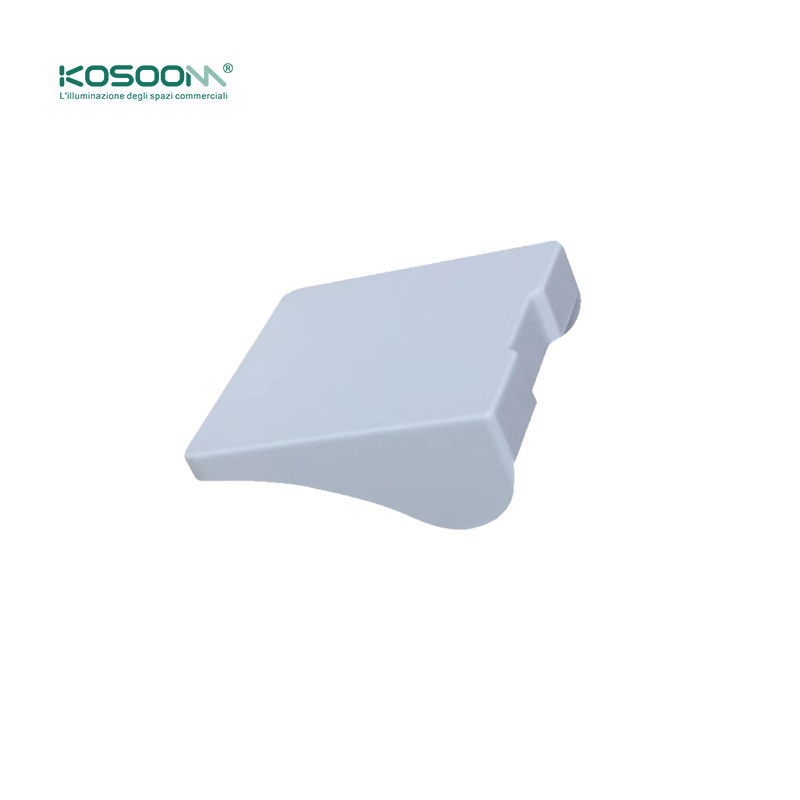 Blanco Tapa Final LA0102B para Lámpara Lineal LED MLL002-A -KOSOOM-Accesorios