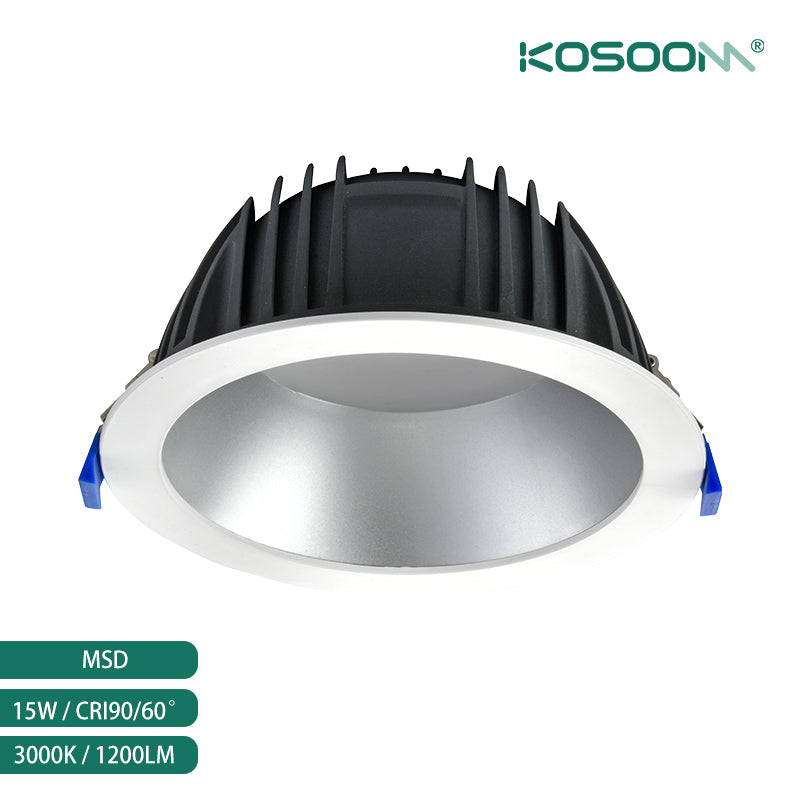 15W 1000LM Directamente de fábrica MSD2501M Lente IP65 Bridgelux C8 20°/40° MSD KOSOOM-Downlight LED-Productos Personalizados