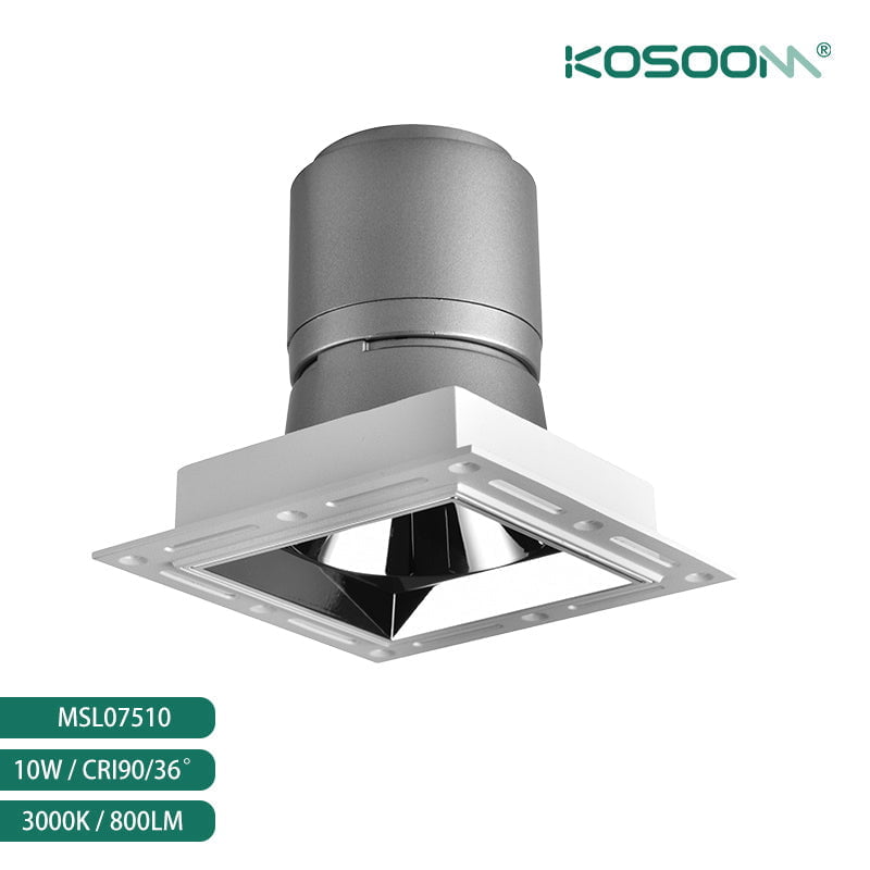 Iluminación Interior Antideslumbrante de 6-10W Foco Empotrado LED MSL05506/MSL07510 KOSOOM-Focos LED-Productos Personalizados