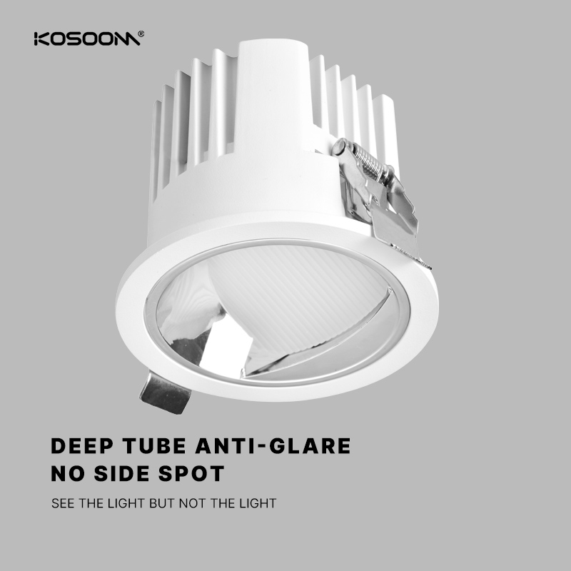 Focos LED de luz descendente con forma de diseño único Salidas de alto lumen; Índice de reproducción cromática (CRI) 90+ Blanco frío SLE09520 SLE kosoom-Downlight LED-Productos Personalizados