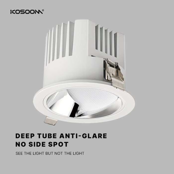 Focos LED de luz descendente con forma de diseño único Salidas de alto lumen; Índice de reproducción cromática (CRI) 90+ Blanco frío SLE09520 SLE kosoom-Downlight LED-Estándar Downlights