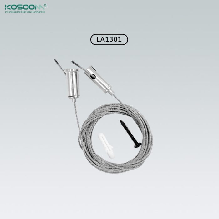 Negro Lámpara Lineal LED de Techo Colgante Eficiente 20W 4000K 2100LM Ángulo 110˚  Negro -Kosoom-Lámparas de Techo