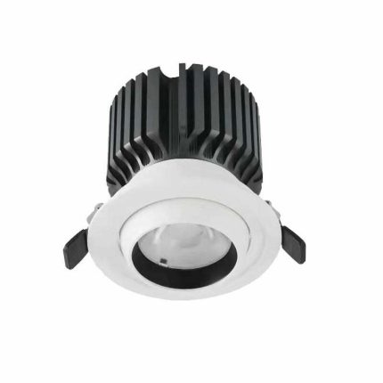 LED Bridgelux V10A de alta intensidad de 20 W con 1600 lm y ángulo ajustable de 20°-50° - SLW075 - Kosoom-Downlight LED