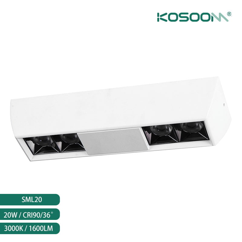 Foco empotrable LED de 40W para ambiente de restaurante - Larga duración de por vida Blanco frío SML kosoom-Downlight LED-Productos Personalizados