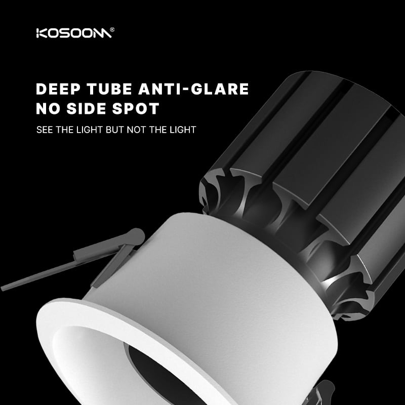 Downlight Foco LED Personalizable 10W LED Lente Bridgelux C6 - SLF05510R - Kosoom-Downlight LED-Productos Personalizados