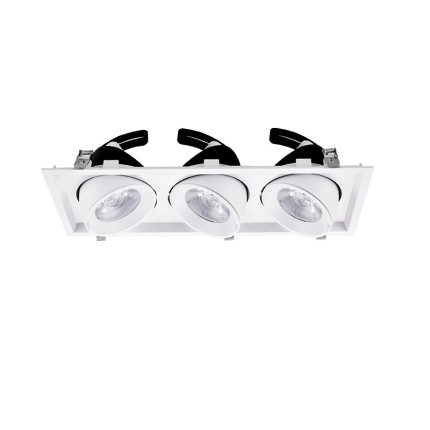 Focos empotrables LED C0405 10W*3 3000K 2010LM CSL004-A KOSOOM al por mayor-Downlight LED-Estándar Downlights