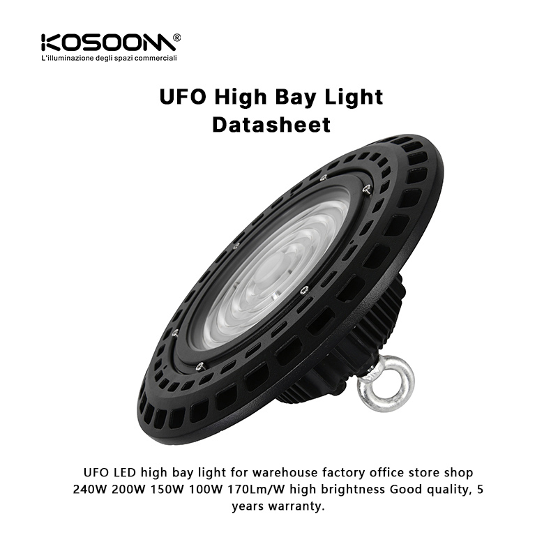LED UFO 200 W, éclairage maximal blanc froid 6000 0106 K - U001