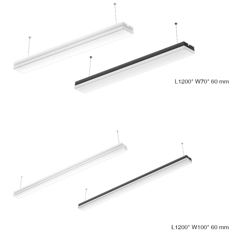 Lámpara LED de Techo Lineal Colgante Blanco 50W 3000K 4800LM MLL003-A-L0307B -Kosoom-Lámpara Lineal LED--02