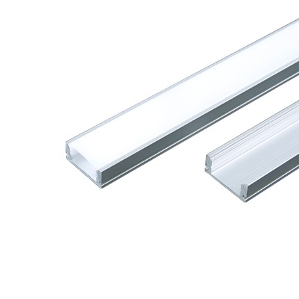 Perfil de Aluminio para Tiras LED Flexible con Cubiertas y Tapas Comprimidas - SP04 STL003 Kosoom-Perfil