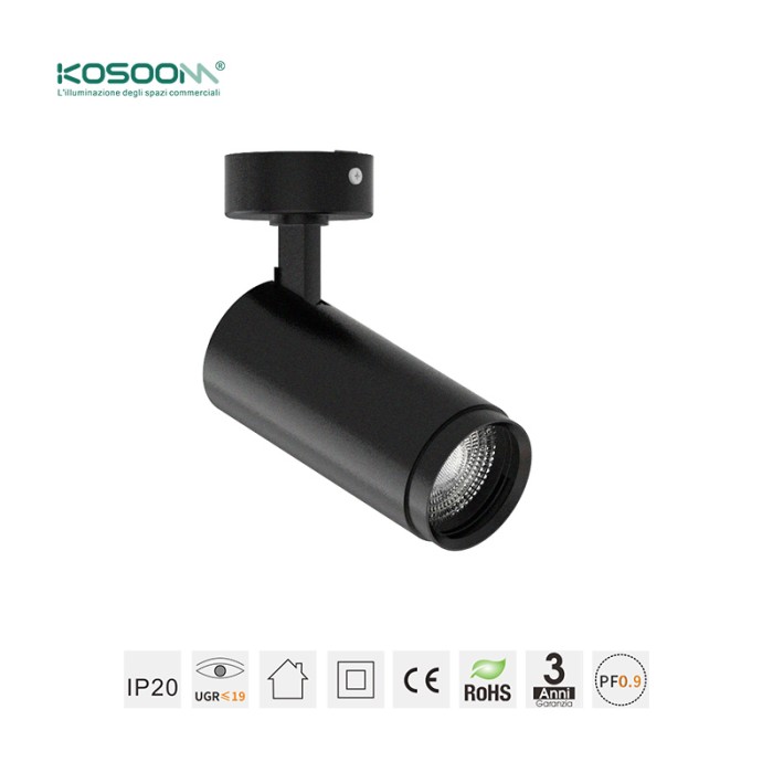 Eficiencia Energética Foco de Techo LED 8W 560LM LED Blanco Iluminación sobre Riel 3000K TRL008-T0801B- Kosoom-Focos de Carril