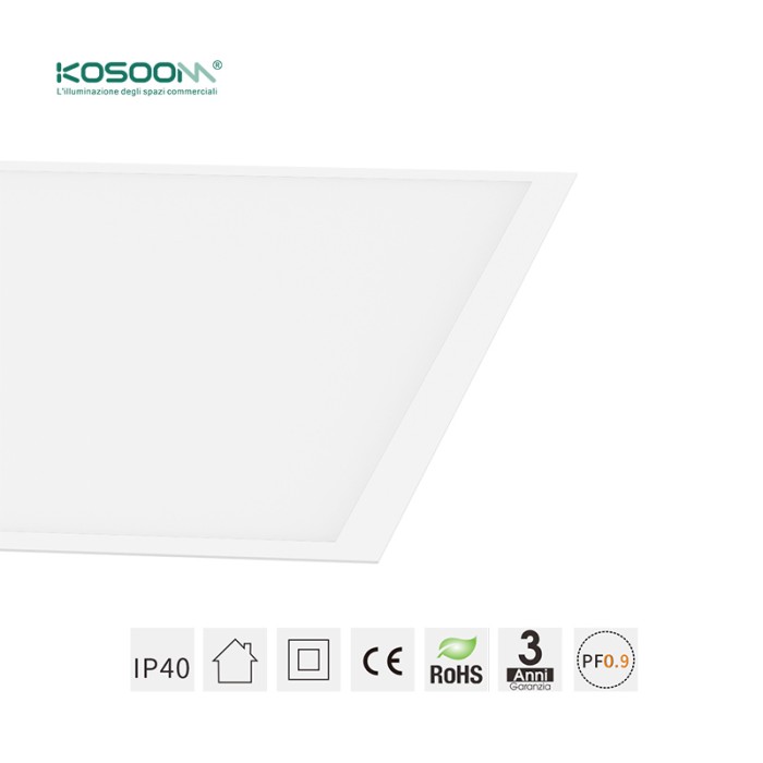 Panel LED Plafón Cuadrado Superficie Lámpara de Techo Plana 3000K PLB001-PB0104 KOSOOM-Panel LED