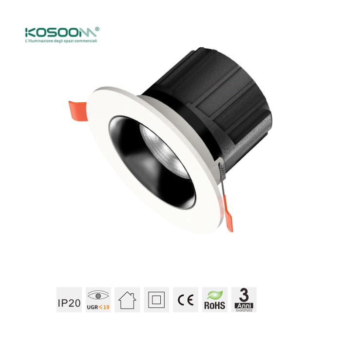 Foco LED Empotrable Blanco 300LM CSL001-A-C0101 KOSOOM-Focos LED