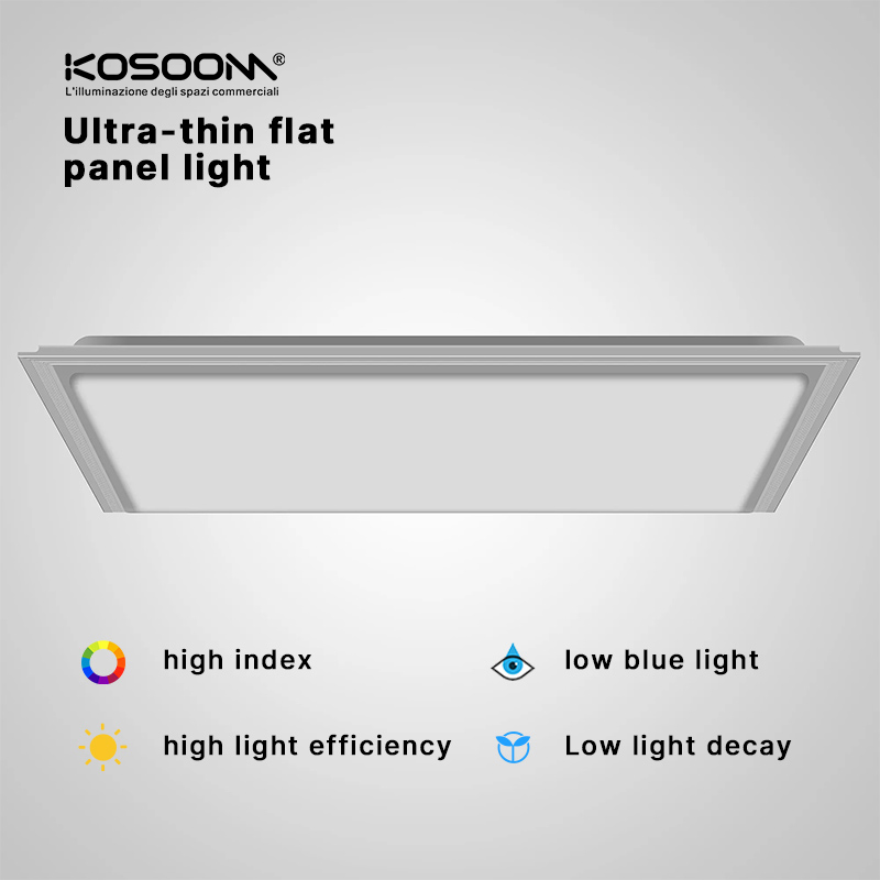 Lámpara plana Panel LED GD luz lateral 4000K PLE001-PE0108 KOSOOM-Panel LED