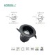 Foco LED Spotlight Empotrable 6W Negro CSL007-A-C0701N Kosoom-Focos LED