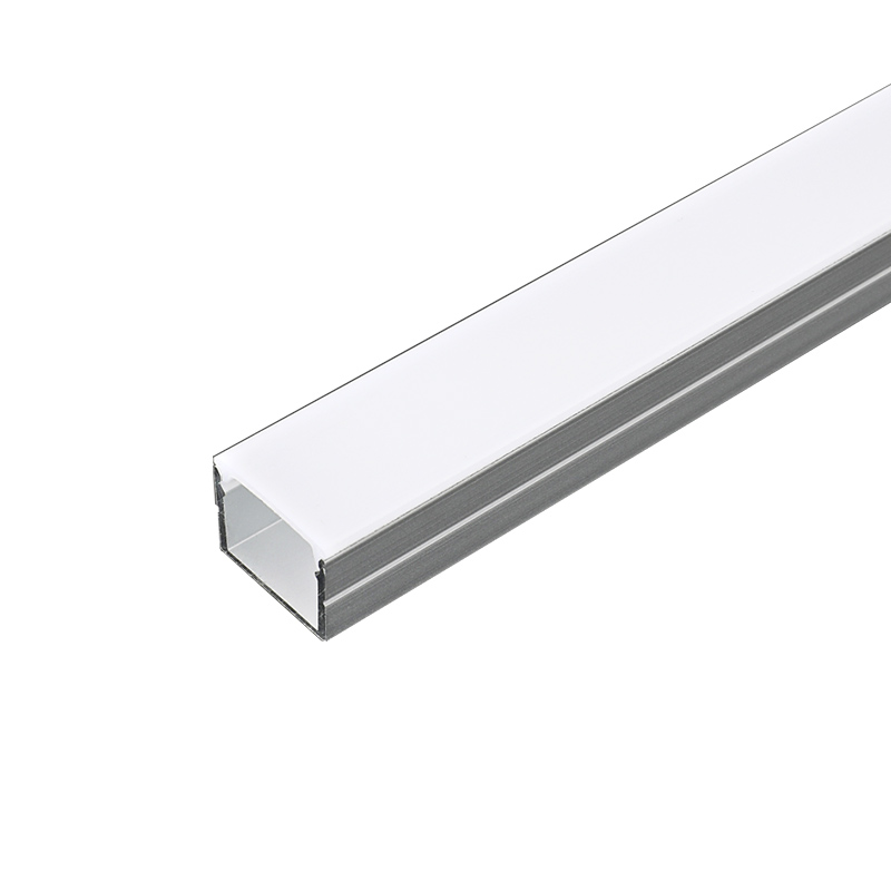 Perfil de Aluminio Empotrado sin Marco con Tapa para Tiras LED Versátil para Diversas Necesidades de Iluminación - SP11 STL003 Kosoom-Perfil
