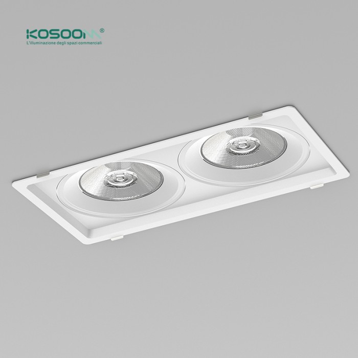 C0403 Directamente de fábrica 10W*2 3000K 1340LM Focos LED CSL004-A KOSOOM-Downlight LED-Estándar Downlights