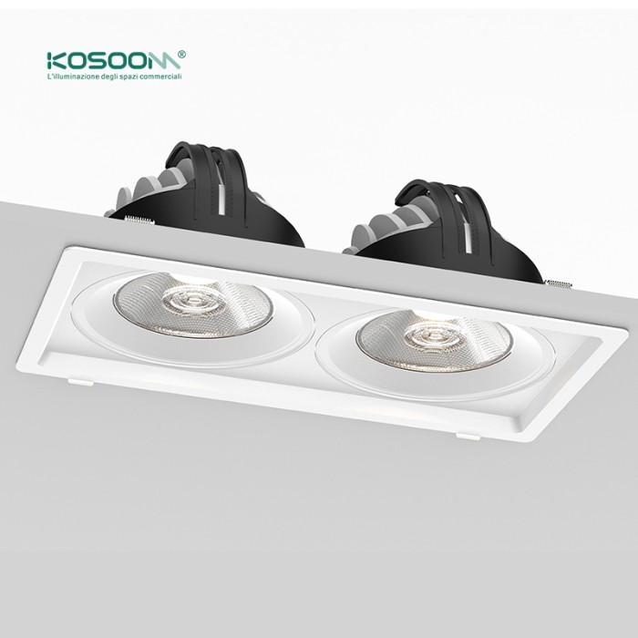 C0403 Directamente de fábrica 10W*2 3000K 1340LM Focos LED CSL004-A KOSOOM-Downlight LED-Estándar Downlights