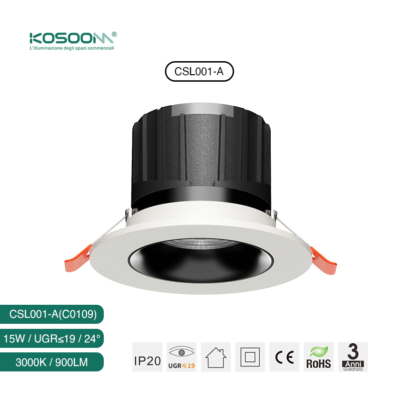 Foco LED Empotrable Blanco 900LM CSL001-A-C0109 KOSOOM-Focos LED