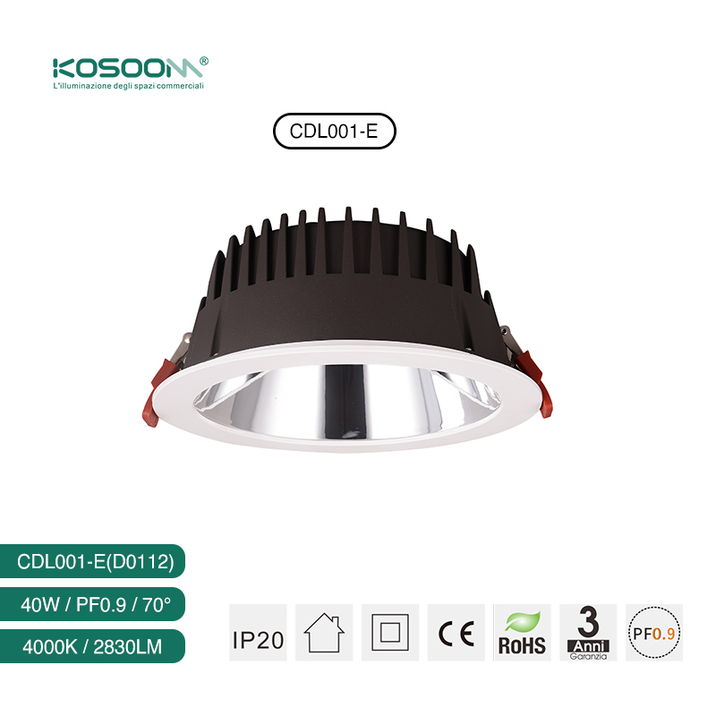 Foco LED Empotrable Blanco 2830lm agujero CDL001-E-D0112 Kosoom-Focos LED