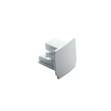 Tapa Terminal para Carril Trifásico Potencia Cuadrada de Cuatro Hilos Blanco TRA001-AC01B Kosoom-Accesorios--AC01B