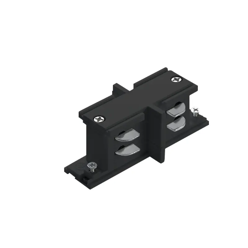 Empalmador Lineal Miniatura Cuadrado de Cuatro Hilos Negro para Foco de Carril TRA001-AG01N Kosoom-Accesorios--AG01N