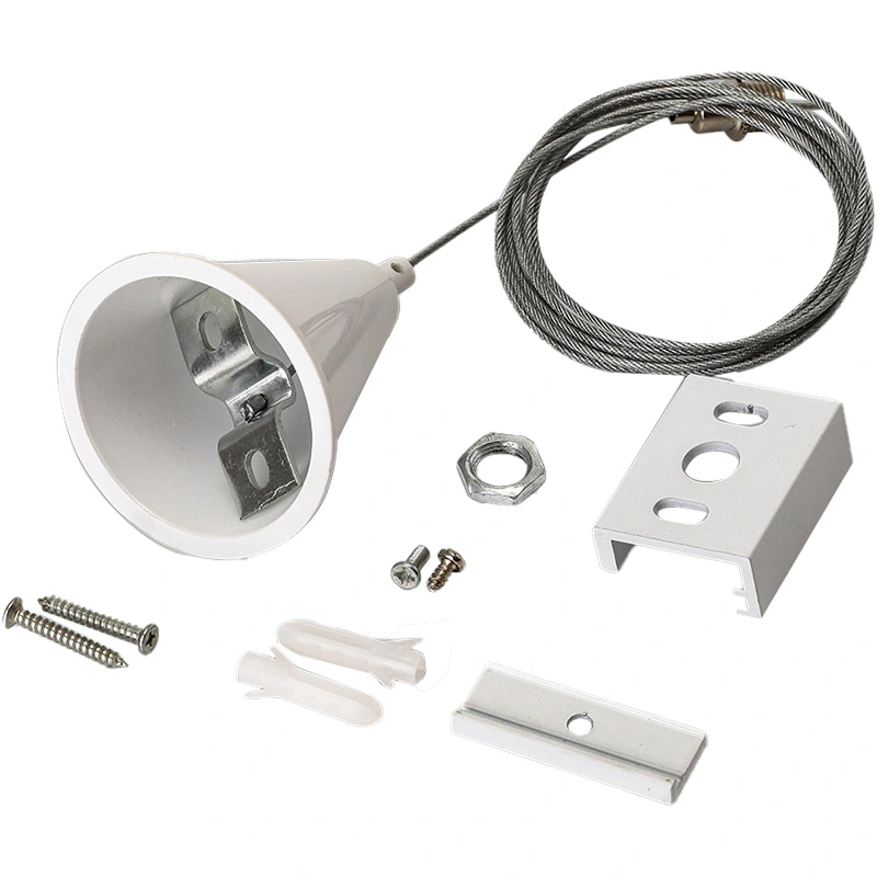 Kit de Suspensión de Raíles para Foco de Carril Vaso de Plástico Blanco para Instalación de Track Lighting TRA001-AS01B Kosoom-Accesorios--AS01B