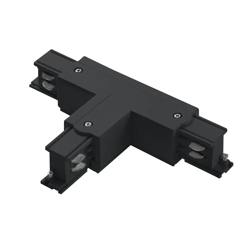 Conector en T para Alimentación de Carril Empalmador de Tres Vías Cuadrado de Cuatro Hilos Derecha A TRA001-AT01DN Kosoom-Accesorios--AT01DN