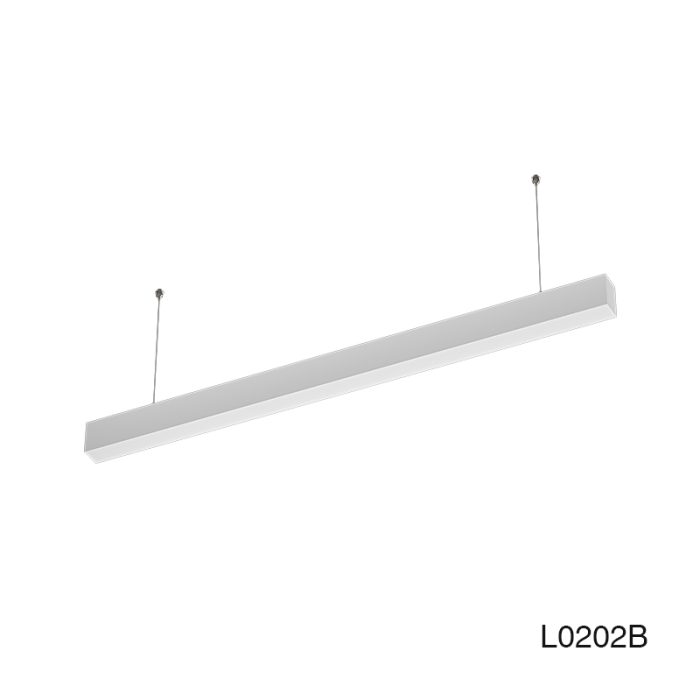 Luces Brillantes Lámpara Colgante Lineal LED Blanco 40W 4000K 5000LM -KOSOOM-40W Lámpara Lineal LED--L0202B