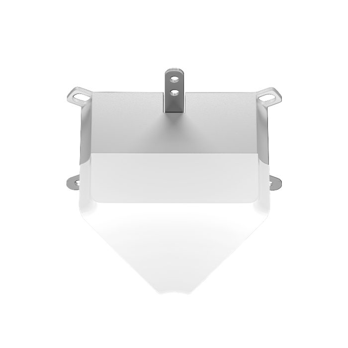 Blanco Módulo de Conexión Triángulo Regular Ancho L0304B para Lámpara Lineal LED MLL003-A 3W 4000K 280LM -Kosoom-Lámpara Lineal LED--L0304B