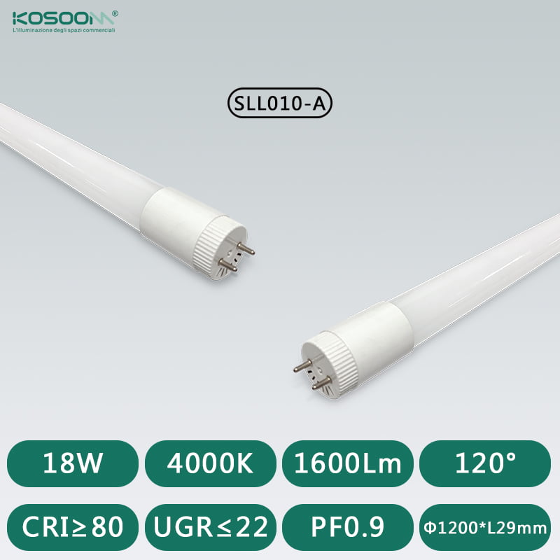 Brillante Eficiente Tubo LED T8 22W 4000K 1800LM-L1504-SLL010-A-KOSOOM-Tubo LED T8