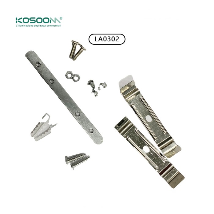 Kit de Accesorios de Instalación 70 mm LA0302 de Alta Calidad para Lámpara Lineal LED de Techo MLL003-A -Kosoom-Lámpara Lineal LED