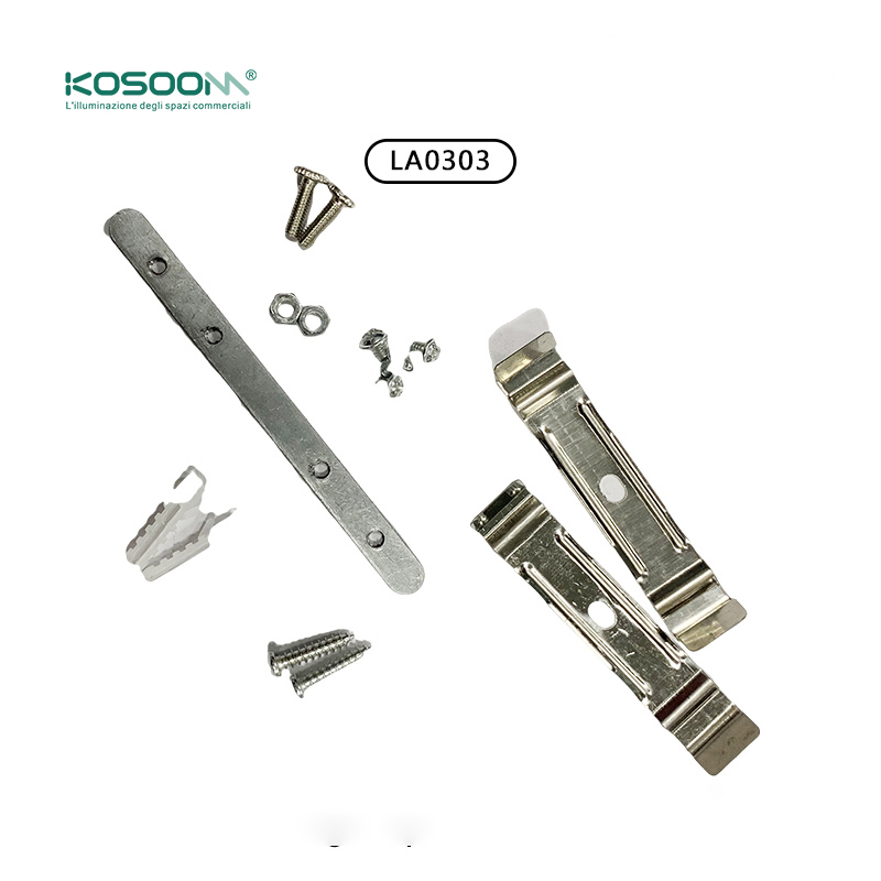 Kit de Accesorios de Instalación de Techo 100 mm LA0303 para Lámpara Lineal LED MLL003-A -Kosoom-Lámpara Lineal LED