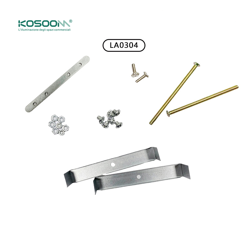 Kit de Accesorios para Instalación en Techo 70 mm LA0304 para Lámpara Lineal LED MLL003-A -Kosoom-Accesorios