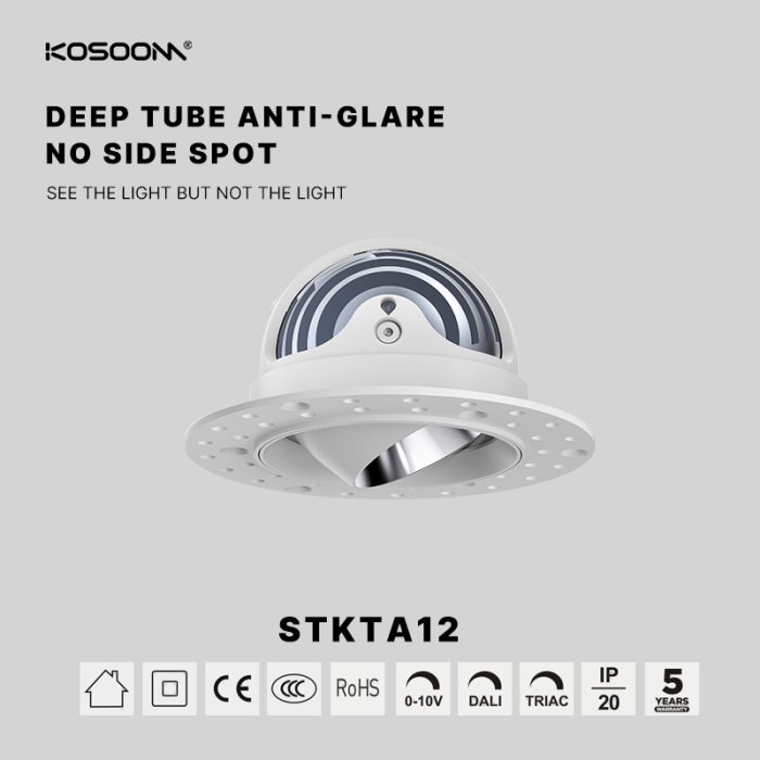 Foco de interior regulable 12W 700LM Ángulo de haz ajustable 15°/24°/36°/45° STKTC12- kosoom-Focos LED