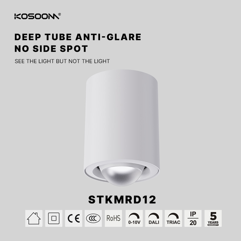 Downlight Foco LED Alta Calidad Personalizado 12W CRI80+ 900LM Ángulo de Haz 120° STKMRD12-Kosoom-Downlight LED