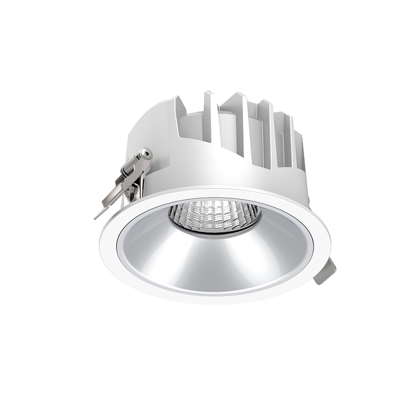 Spot LED Encastrable 23W 2510lm IP20 Noir Ø190mm - Blanc Naturel 4000K