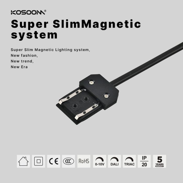 SMR-IP-B(W) Conector De Cabezal De Entrada Con Cables De 0.2m Al Por Mayor 48V 39*24*4mm SSM rail+ Accesorios KOSOOM-Accesorios