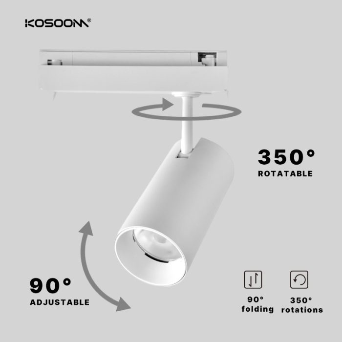 40W 4000K Foco de Carril Personalizable Lente Bridgelux V13C TIANMEI NCH-3-NCH09040-3 Kosoom-Focos de Carril