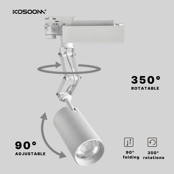 35W 3400LM Foco de Carril Personalizable Lente Bridgelux V13C Lifud SLDB-SLDB8035 Kosoom-Focos de Carril