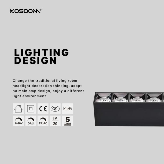40W/3500LM SMJM10 Downlights LED Comerciales Personalizables SMJ -Kosoom